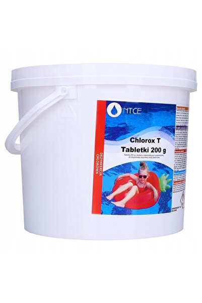 Ntce Tablete de clor pentru piscină 3kg 200g pentru chimie piscină Chlorox T