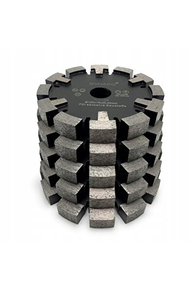 NO BRAND Disc diamantat de tăiere 120mm 22.23mm, abraziv pentru asfalt, segme...