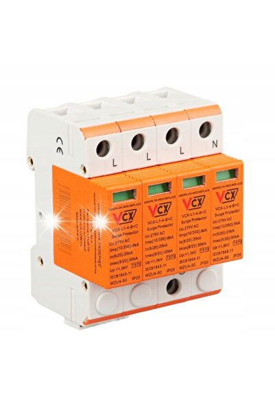 vcx Protector la supratensiune clasa B + C 4P (T1T2) 6kA profesional