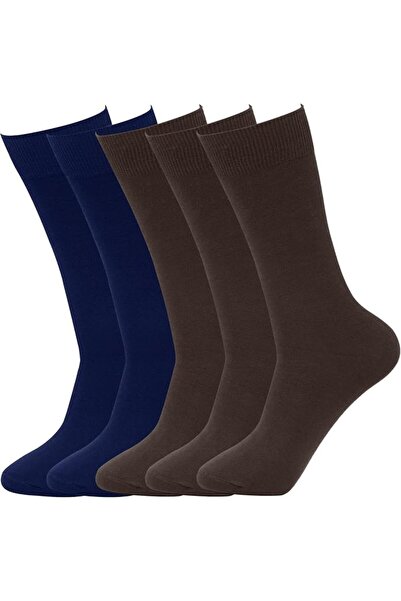 GENERAL Men's Cotton Business Dress Socks 5 Pairs
