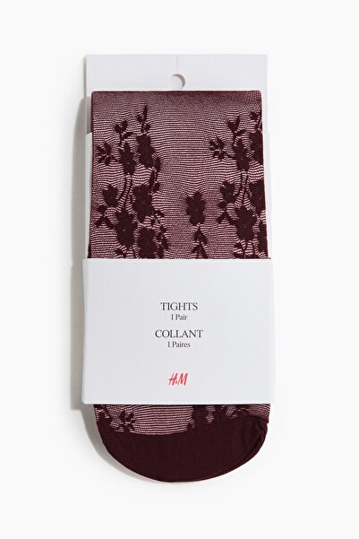 H&M Desenli Külotlu Çorap