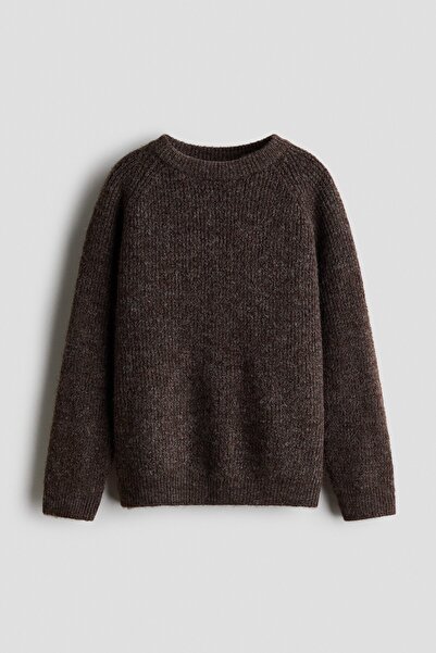 H&M Bol Kesimli ve Pirinç Örgülü Kazak