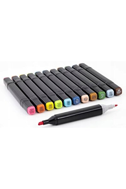 Extralink Set de markere flomaster cu două capete MAZAKI, 100 de bucăți, de p...