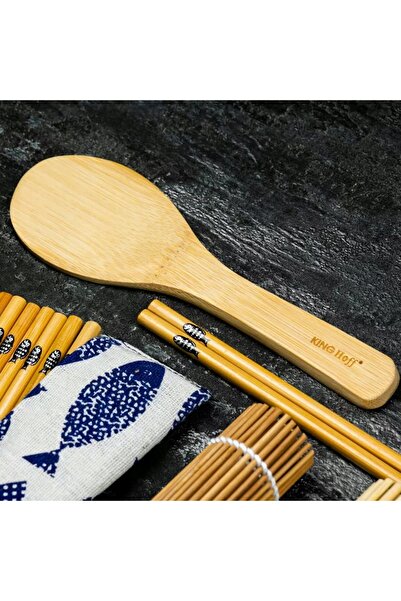 Kinghoff Set pentru prepararea SUSHI-ului, cu 50 de bețe de bambus.
