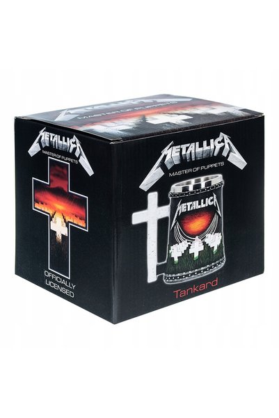 Nemesis Now KUFEL BEER Metallica Cadou pentru Colecționari și Fani, Metal, 600ml