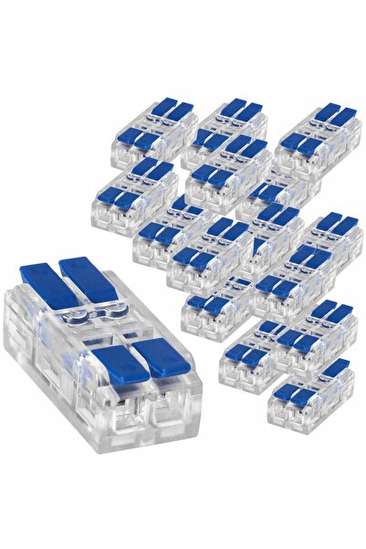 Orno Conector terminal rapid de îmbinare, cu două capete, pentru 2 fire, 2x2x...