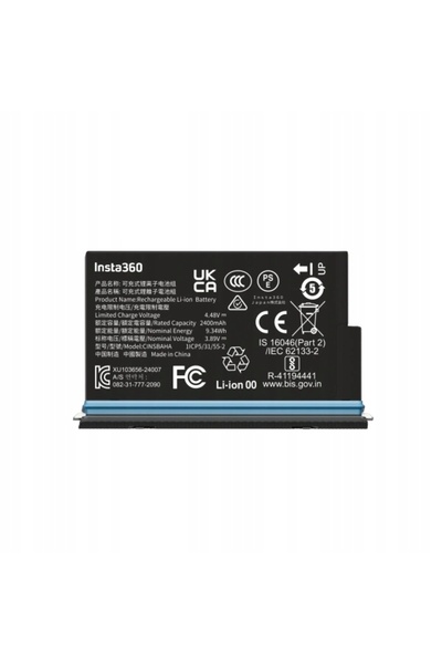 Insta360 Baterie pentru cameră X5 2400mAh + Husă