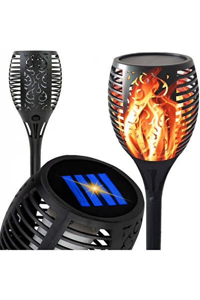 NO BRAND XXL Lampă Solară LED cu Efect de Flacără 66