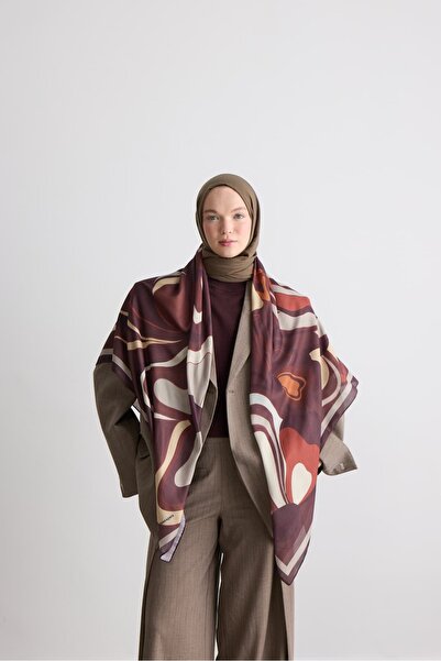 Modakaşmir Palette Pattern Shoulder Shawl