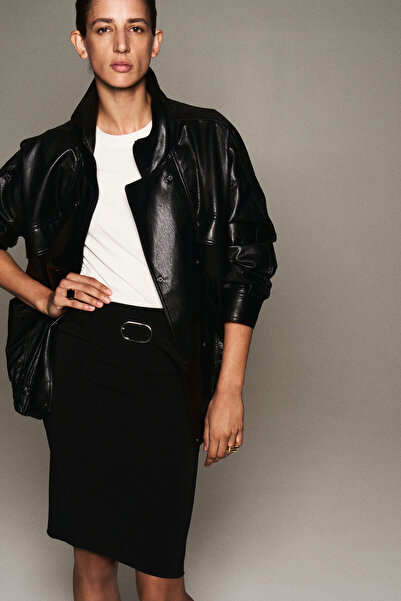 H&M Kemerli Kalem Etek
