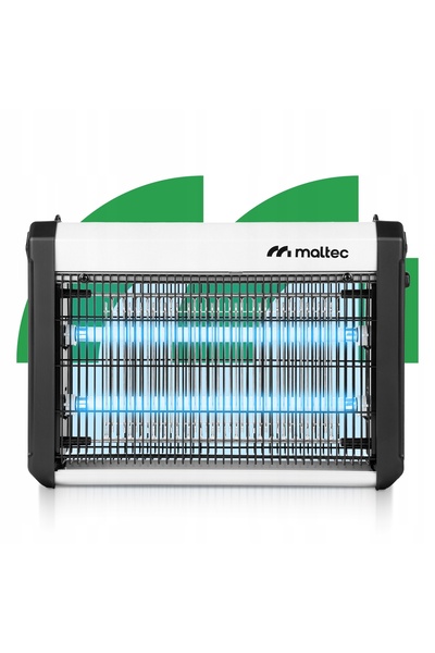 MalTec Lampă insecticidă pentru țânțari, muște, insecte, capcană UV puternică...