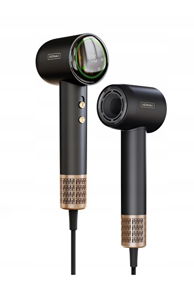 NO BRAND Uscător de păr Kernau KHD 151 DB 1600W Ionizare Negru Auriu