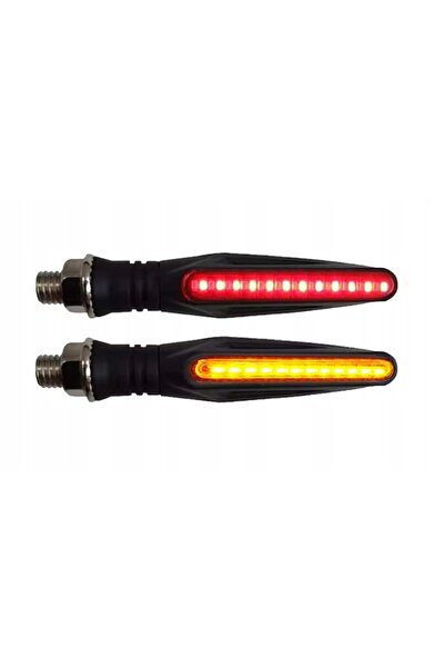 X-ATV Semnalizatoare direcționale LED DRL dinamice secvențiale pentru motocic...