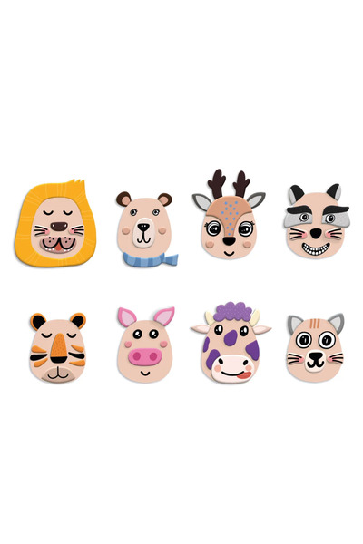 dodotoys Animale amuzante, set magnetic 77 piese