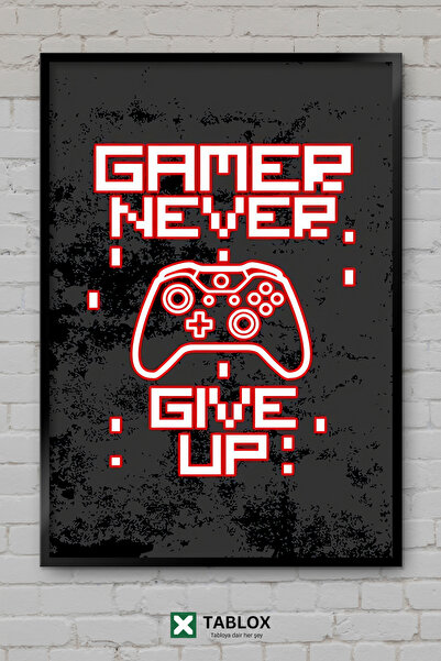 tablomaxtbx Αποφθέγματα Game Zone Quotes Διακοσμητικός πίνακας τέχνης για τοί...