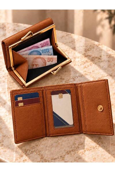 Fiori Luxury Design Metal Clip Women's Wallet and Card Holder Combination