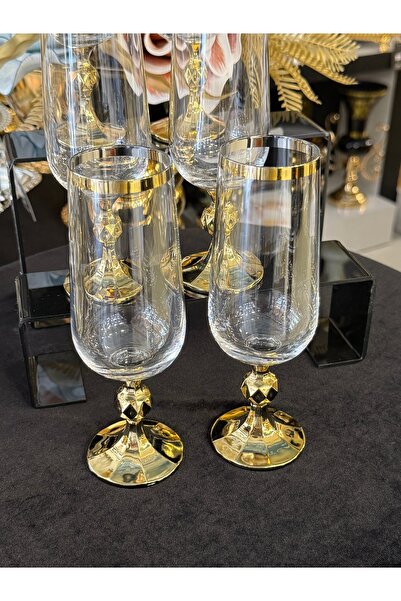 LOKMAN ZÜCCACİYE SHOWROOM Bohemia Crystal 6-Piece Coffee or Water Glass with ...