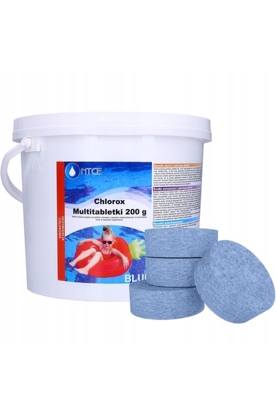 Ntce Clor 11 în 1 pentru piscină, tablete multifuncționale de 3kg și 200g pen...