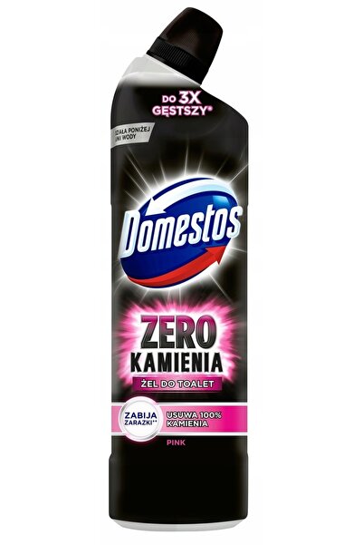 Domestos Zero Kamienia Gel de toaletă roz 4 x 750ml