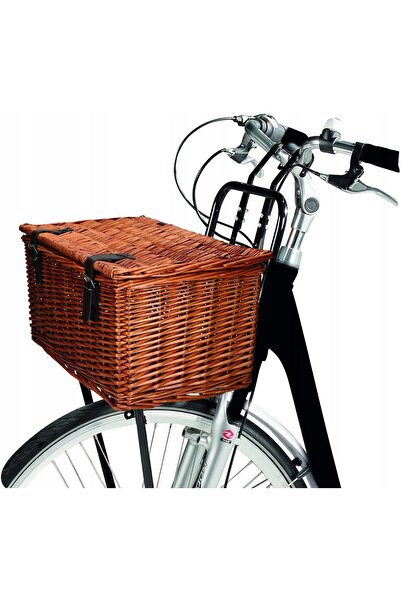 Bicycle Gear Coș mare de bicicletă din răchită, față/spate, 30L, pentru bagaj...