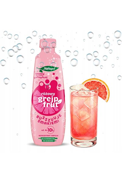 Herbapol Concentrat de băutură de grapefruit roz 405 ml x 6