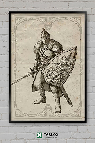 tablomaxtbx Faraon Dark Souls Igra Lik Armura Fantazijski Okvir Izgled Dekora...