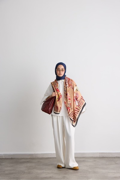Modakaşmir Veridia Patterned Shoulder Shawl