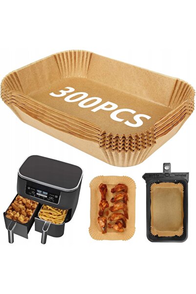 NO BRAND HÂRTIE DE COACERE PENTRU FRITEUZA CU AER CALD AIRFRYER – SET DE 300 ...