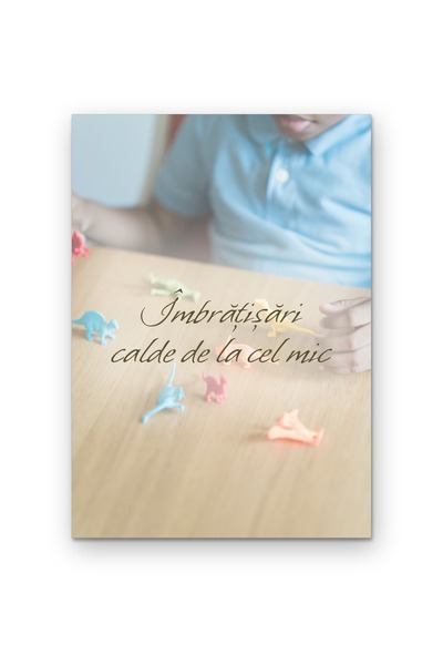 OEM Poster Cardboard 250g A4, Wall Art with Quote Warm Hugs from the Little One