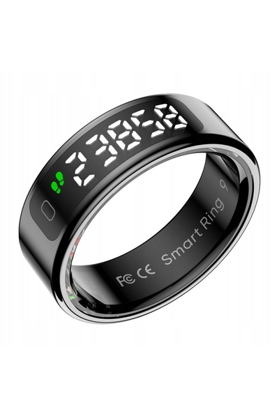 COLMI Smartring R12 negru 22.4 mm mărimea 13 LED HR SpO sen 1ATM