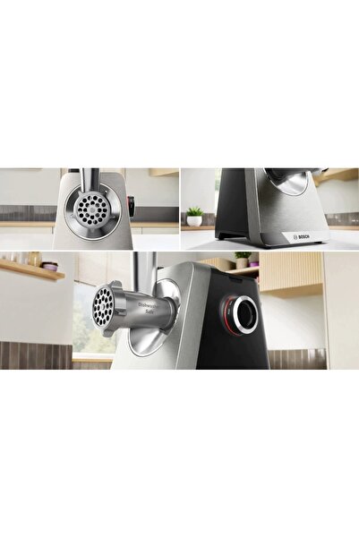 Bosch Mașină de tocat carne Seria 8 MFWS820M 1500W Reversibilă 4,5kg/min