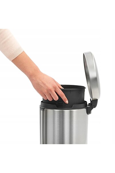 Brabantia 112102 NewIcon 5 L Coș de gunoi argintiu