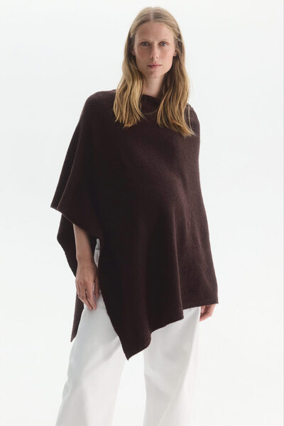 H&M MAMA Asimetrik İnce Triko Pelerin