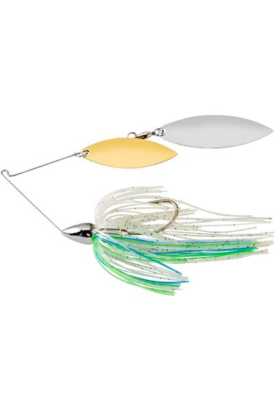 WAR EAGLE CUSTOM LURES طعم صيد سمك سبينر بيت بإطار من النيكل من وور إيجل