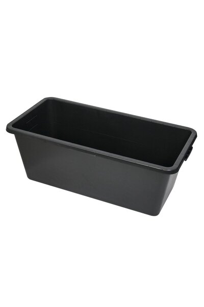OEM Vas pentru constructii, polipropilena, negru, 60 L, 795 x 395 x 295 mm