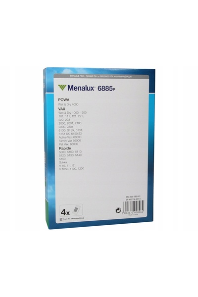 MENALUX WORKI pentru aspirator tip 6885P POWA VAX RAPIDE