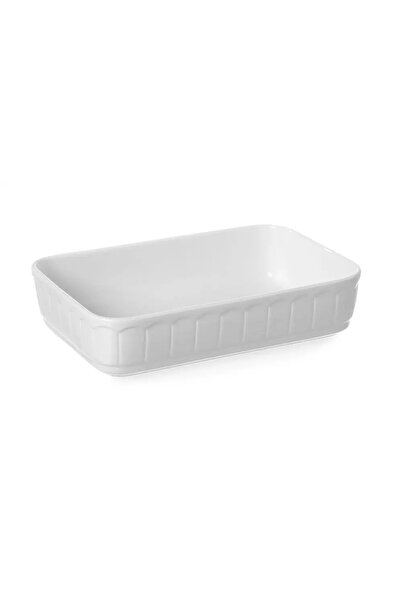 HENDI Tavă pentru copt RUSTICA porțelan 375x260mm