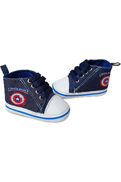Baby Shoora حذاء BabyShoora Little Hero Denim ذو نعل ناعم