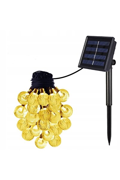 NO BRAND Ghirlandă solară de 6M cu 40 de lumini LED, tip șirag de globuri, pe...