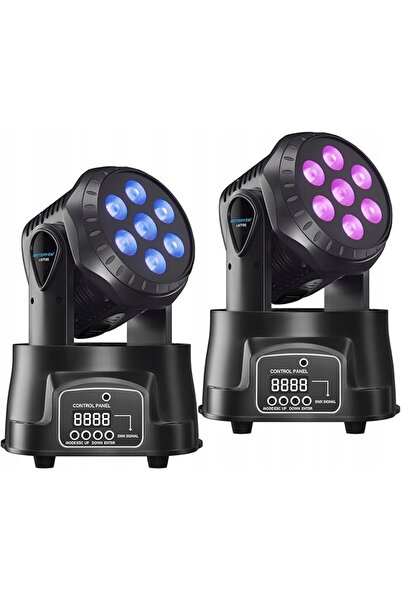 NO BRAND BETOPPER LM108 Proiector LED cu cap mobil RGBW, Lumină de scenă cu e...