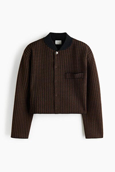 H&M Omuzları Vatkalı Hırka