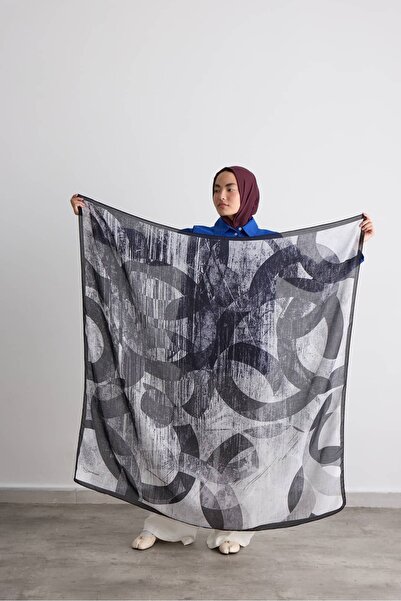 Modakaşmir Orbital Pattern Shoulder Shawl