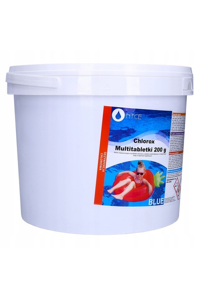 Ntce Clor 11 în 1 pentru piscină, tablete de 5kg și 200g, multifuncțional pen...