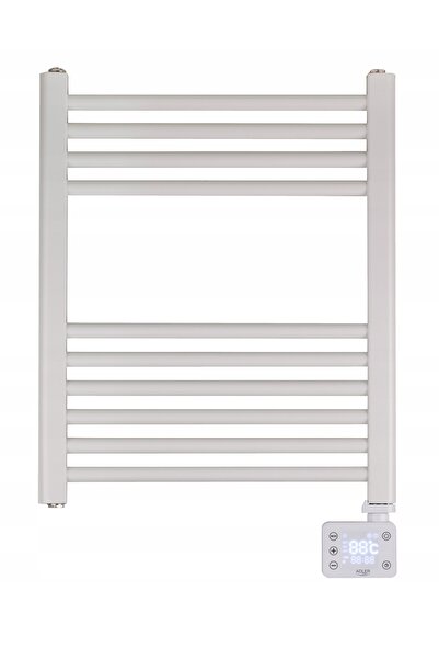 adler Încălzitor electric de baie 400W, tip scară, IP24, temporizator 24h, pa...