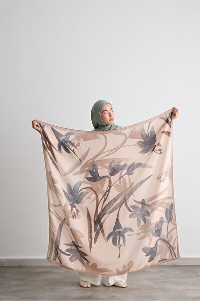 Modakaşmir Florance Pattern Shoulder Shawl