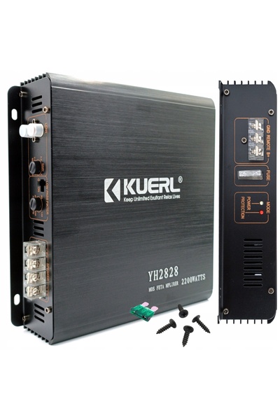 NO BRAND YH2828 1000W Amplificator auto pentru difuzoare, boxe și subwoofer