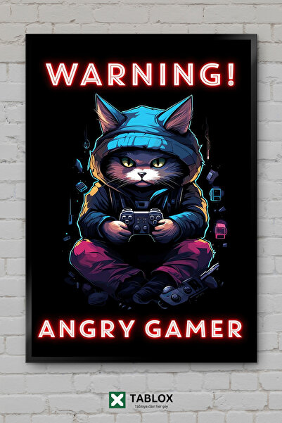 tablomaxtbx Igračka mačka Neonska mačka Igračka umetnički poster Zidni dekor ...