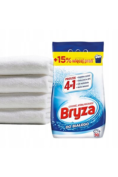 Bryza White 4w1 detergent pudră pentru rufe albe 5,85 kg/ 90 buc.