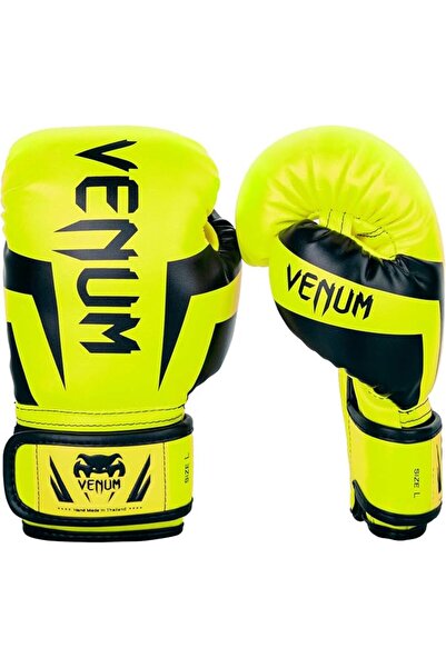 Venum , Elite Boxing Gloves Kids, Unisex Kids, L, Black