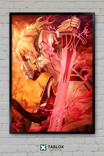 tablomaxtbx Sudbina Anime Manga Igraj Igru Fantastičan Japanski Poster Uramlj...